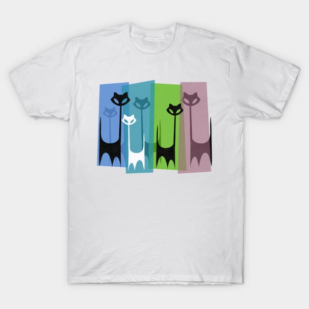 Kitty Cats Tuned In And Receiving T-Shirt by LittleBunnySunshine